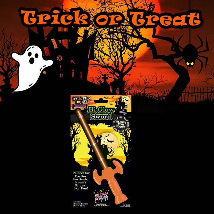 Halloween Glow Sword Prop Accessory Hallows Party, Trick or Treat 25.