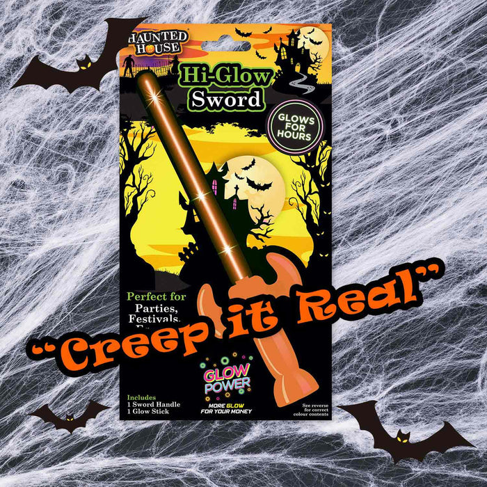 Halloween Glow Sword Prop Accessory Hallows Party, Trick or Treat 25.