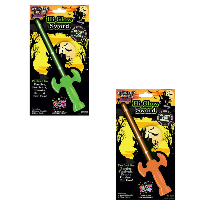Halloween Glow Sword Prop Accessory Hallows Party, Trick or Treat 25. 2cm Orange