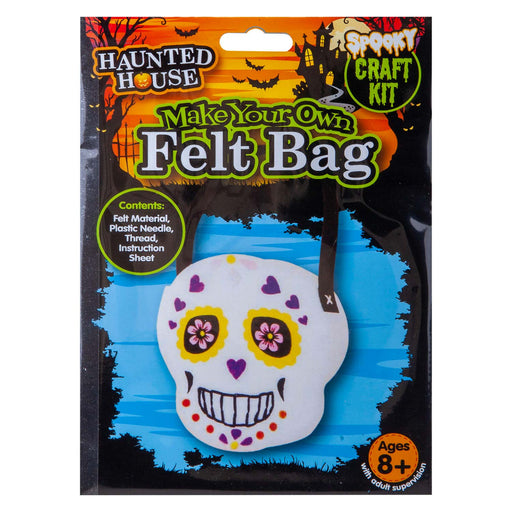 Halloween Felt Bag Kit Accessory Halloween Party, Trick or Treat 22cm Witch