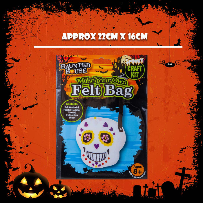 Halloween Felt Bag Kit Accessory Party, Trick or Treat Witch