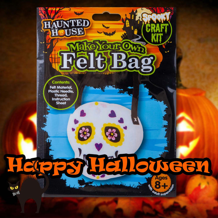 Halloween Felt Bag Kit Accessory Party, Trick or Treat Witch