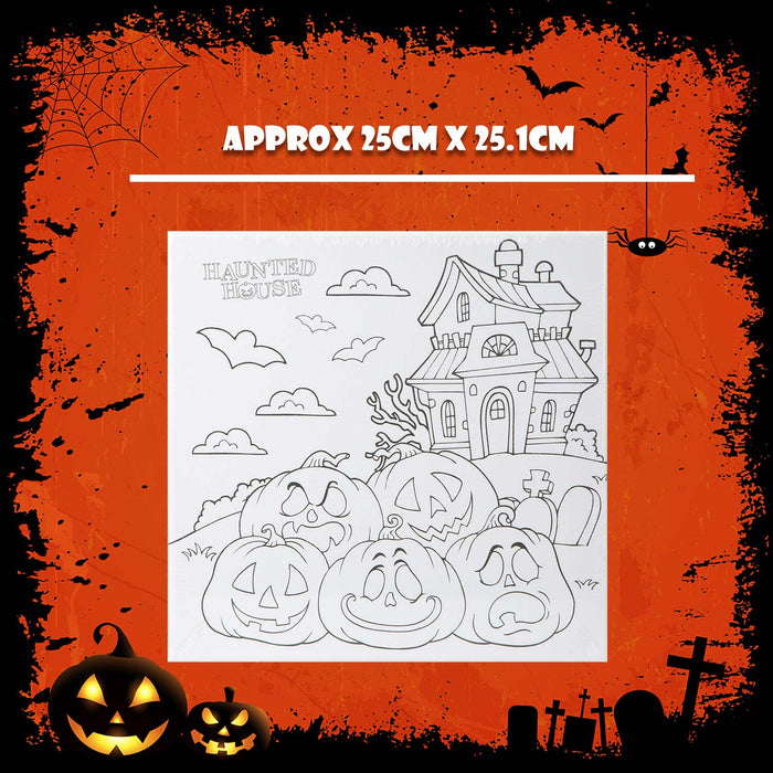 Halloween Canvas Craft Accessory Halloween Party, Trick or Treat 25cm House