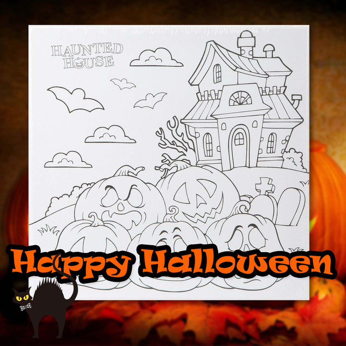 Halloween Canvas Craft Accessory Halloween Party, Trick or Treat 25cm House