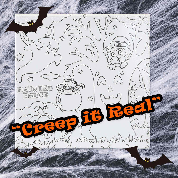 Halloween Canvas Craft Accessory Party, Trick or Treat Tree