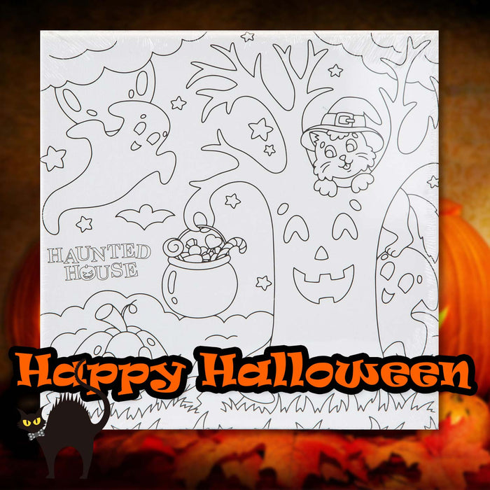 Halloween Canvas Craft Accessory Party, Trick or Treat Tree