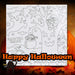 Halloween Canvas Craft Accessory Halloween Party, Trick or Treat 25cm Witch