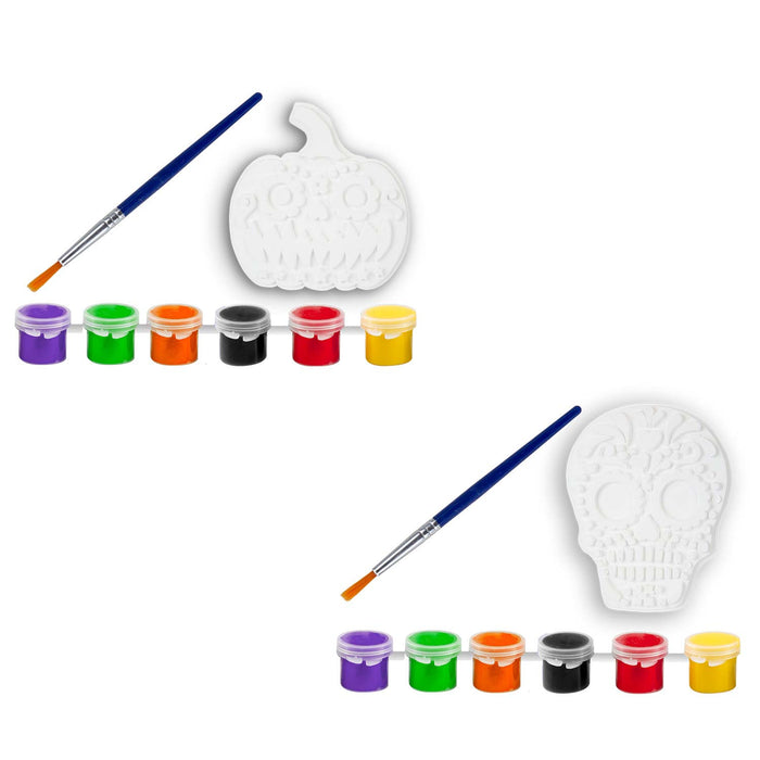Halloween Decorations Craft Paint Kit Hallows Party, Trick or Treat 23. 5cm Skull