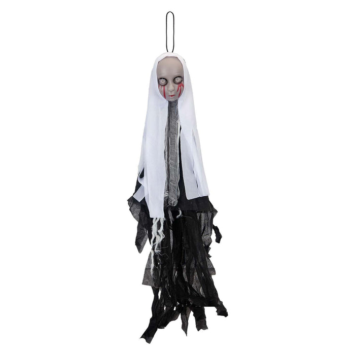 Hanging Nun Halloween Decoration Halloween Party, Trick or Treat 80cm Black