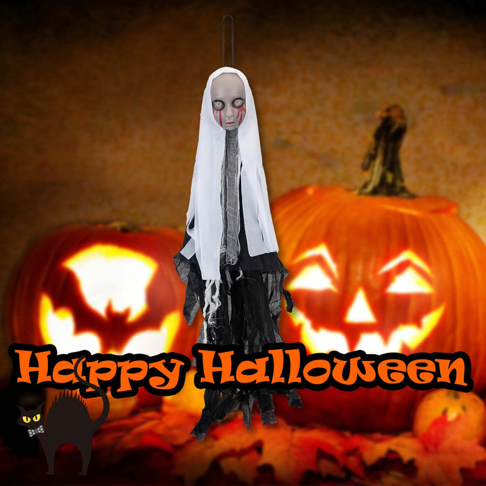 Hanging Nun Halloween Decoration Halloween Party, Trick or Treat 80cm Black