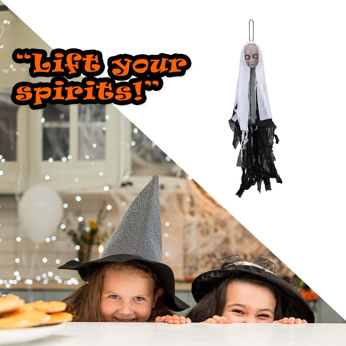 Hanging Nun Halloween Decoration Halloween Party, Trick or Treat 80cm Black