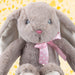 Sitting Floppy Pippin Rabbit In Grey 23cm