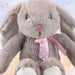 Sitting Floppy Pippin Rabbit In Grey 23cm