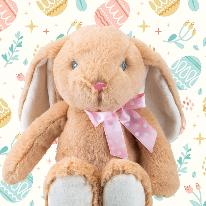 Sitting Floppy Pippin Brown Rabbit 23cm