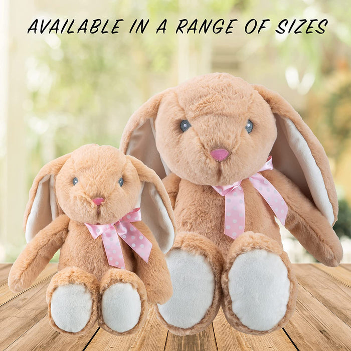 Sitting Floppy Pippin Brown Rabbit 23cm