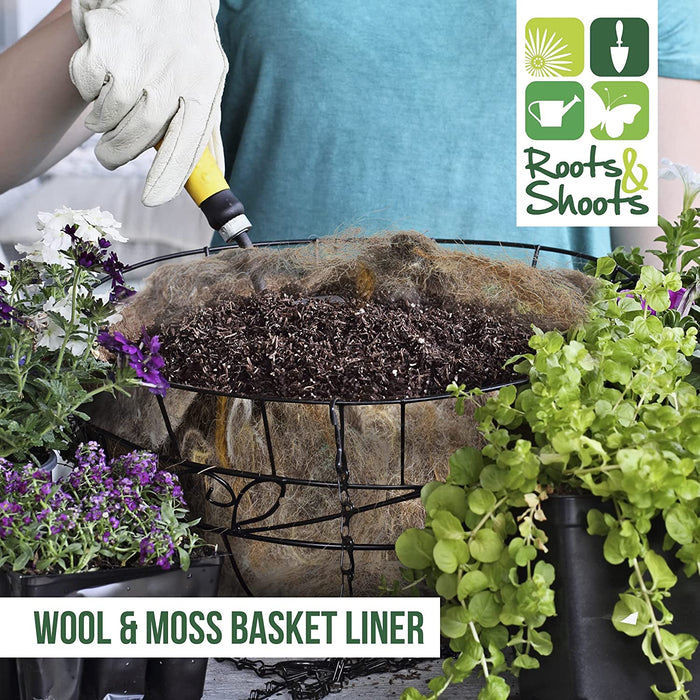 150G Wool and Moss Natural Flower Basket Liner