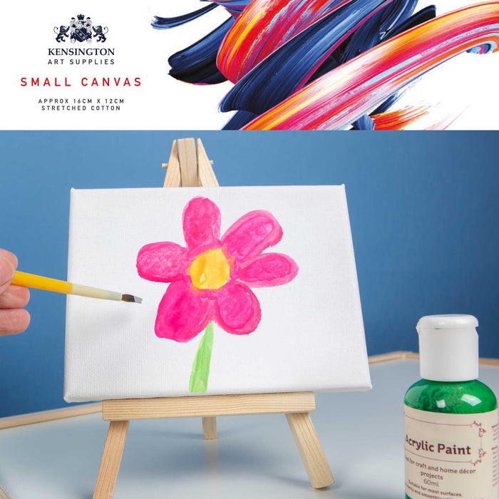 Small Canvas & Easel Set - Kensington Art Supplies
