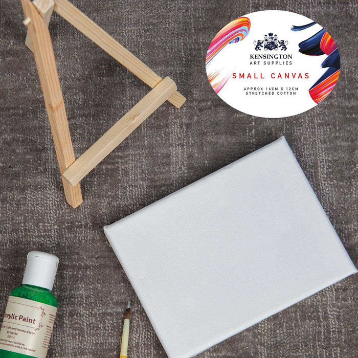 Small Canvas & Easel Set - Kensington Art Supplies