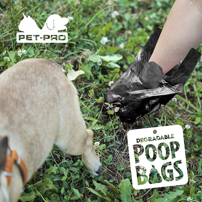 75 Degradable Dog Poo Bags and Dispenser