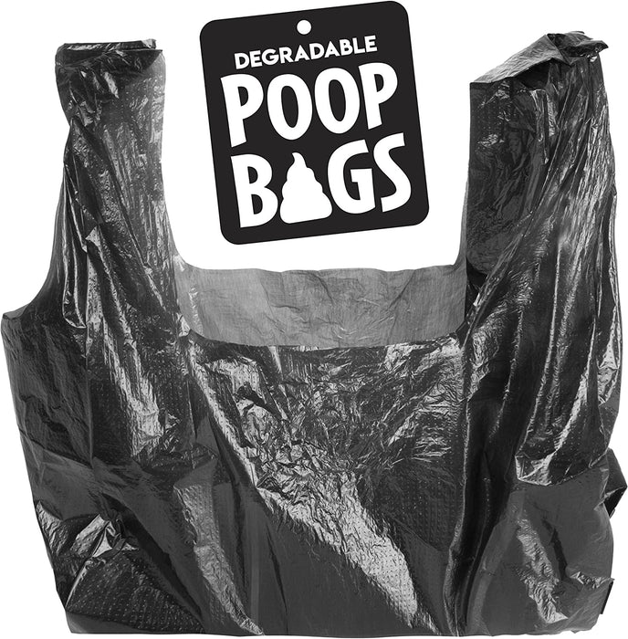 75 Degradable Dog Poo Bags and Dispenser