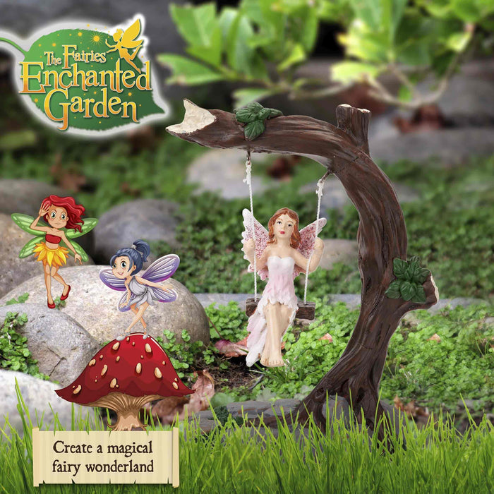 Fairy on a Swing, Garden Ornament