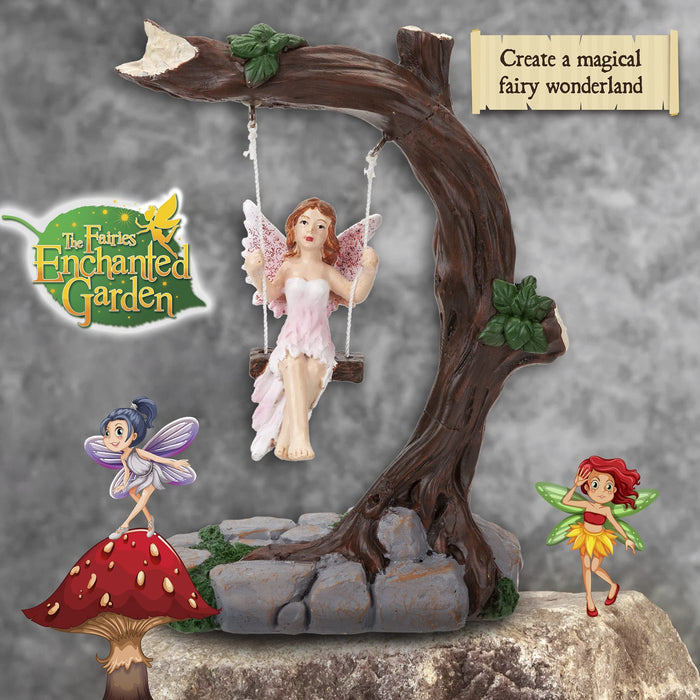 Fairy on a Swing, Garden Ornament