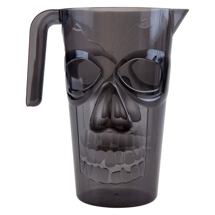 Halloween Skull Jug, Halloween Accessories, Scary Decorations, Spooky Black