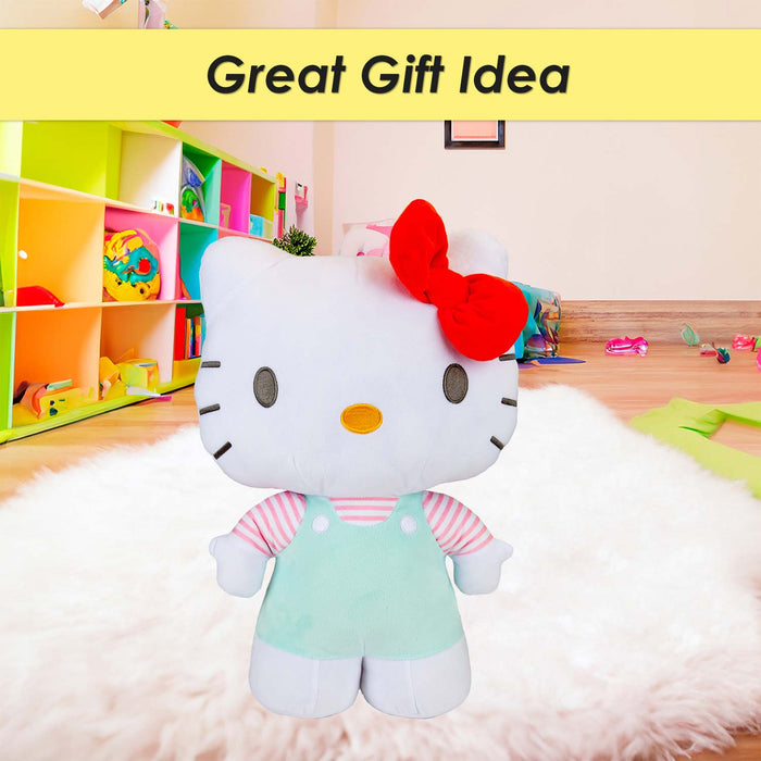 Hello Kitty Soft Toy Large Plush Light Blue Cute