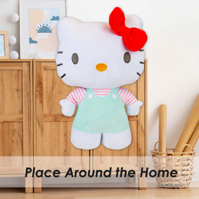 Hello Kitty Soft Toy Large Plush Light Blue Cute