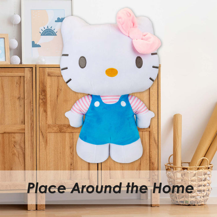 Hello Kitty Soft Toy Large Plush Blue Cute