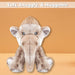 Woolly Mammoth Soft Toy Cute Plushie Huggable Cuddly Stuffed Toy Gift 30cm Grey