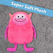 Shy Monster Soft Toy Cute Plushie Huggable Cuddly Stuffed Toy Gift 23cm Pink
