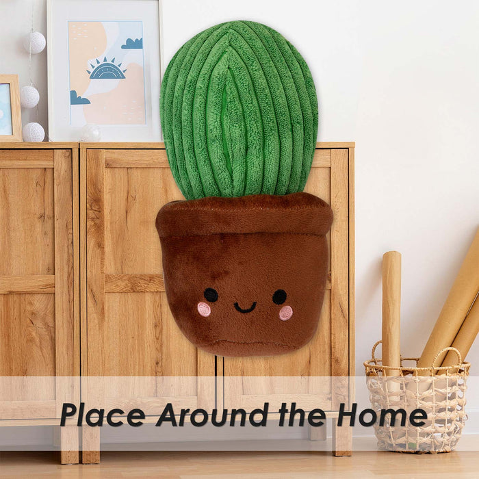 Potted Cactus Soft Toy Cute Plushie Huggable Plush Brown
