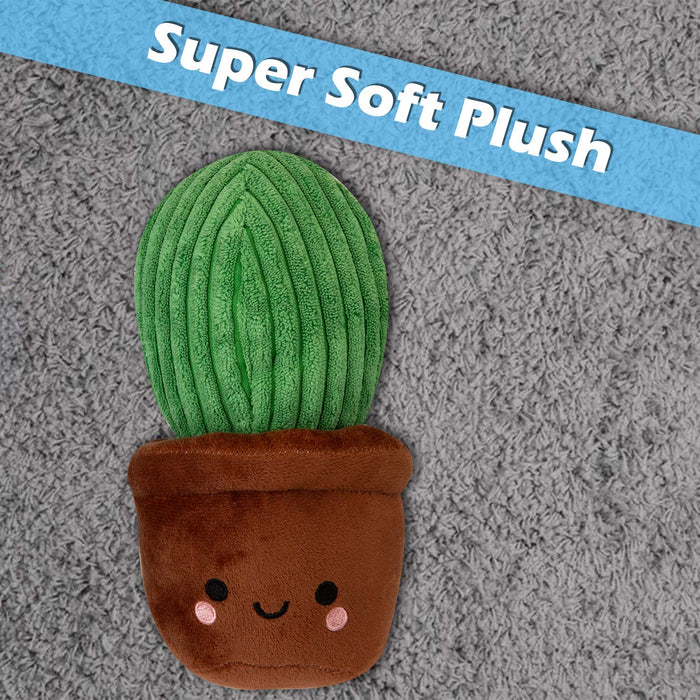 Potted Cactus Soft Toy Cute Plushie Huggable Plush Brown