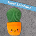 Potted Cactus Soft Toy Cute Plushie Huggable Plush Orange
