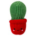 Potted Cactus Soft Toy Cute Plushie Huggable Plush Red