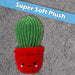 Potted Cactus Soft Toy Cute Plushie Huggable Plush Red