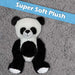 Panda Soft Toy Cute Plushie Huggable Cuddly Stuffed Toy Gift 25cm Black