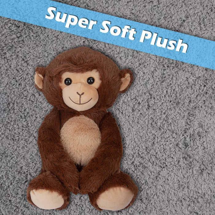 Monkey Soft Toy Cute Plushie Huggable Plush Brown
