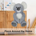 Koala Soft Toy Cute Plushie Huggable Cuddly Stuffed Toy Gift 25cm Grey