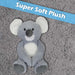 Koala Soft Toy Cute Plushie Huggable Cuddly Stuffed Toy Gift 25cm Grey