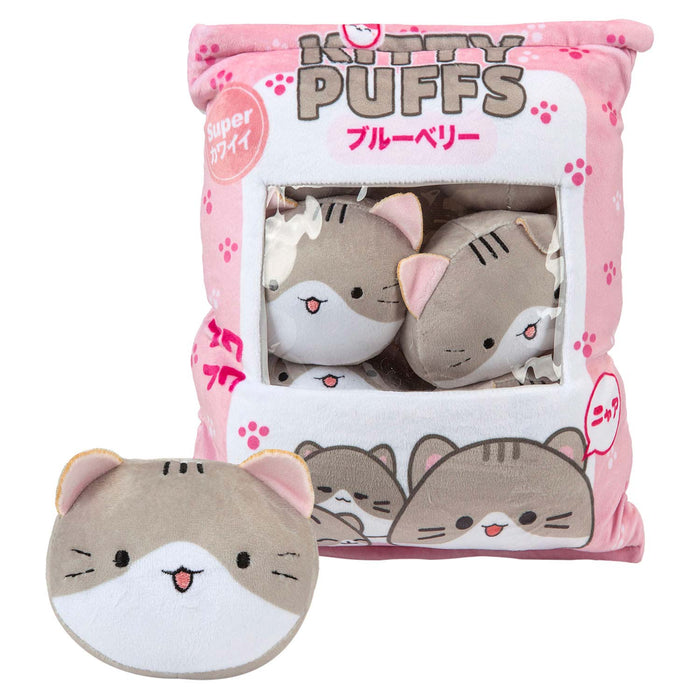 Cat Soft Toy Cute Plushie Huggable Cuddly Stuffed Toy Gift 28cm Brown