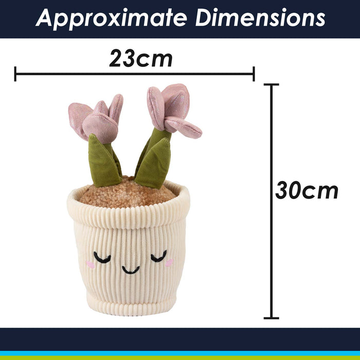 Flowerpot Soft Toy Cute Plushie Huggable Plush Pink