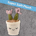 Flowerpot Soft Toy Cute Plushie Huggable Plush Pink