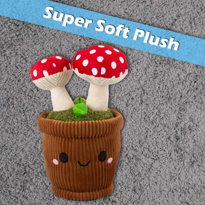 Flowerpot Soft Toy Cute Plushie Huggable Plush Red