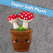 Flowerpot Soft Toy Cute Plushie Huggable Plush Red