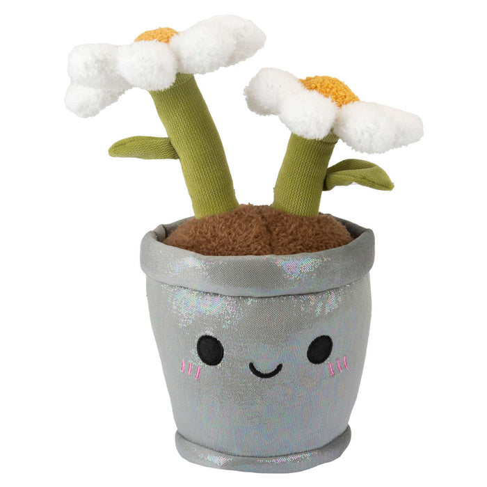 Flowerpot Soft Toy Cute Plushie Huggable Plush White