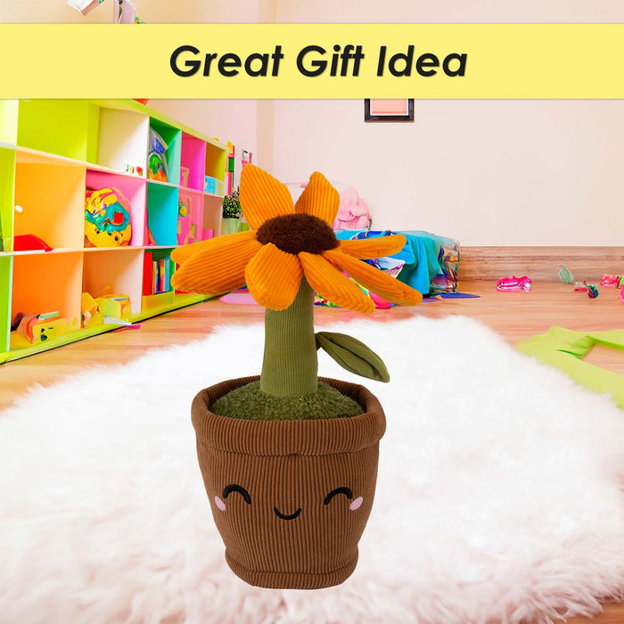 Flowerpot Soft Toy Cute Plushie Huggable Plush Yellow