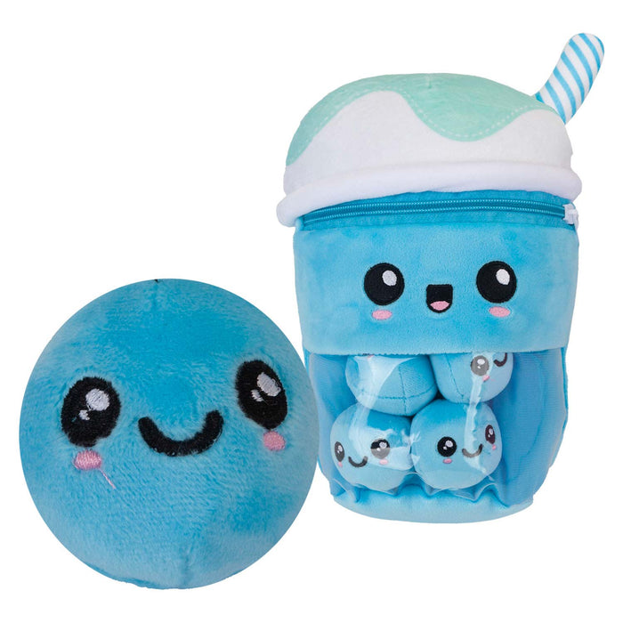 Boba Tea Soft Toy Cute Plushie Huggable Cuddly Stuffed Toy Gift 25cm Blue