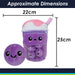 Boba Tea Soft Toy Cute Plushie Huggable Plush Lilac